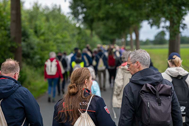 Offizialat Vechta | Johannes Hörnemann Foto der Pilgergruppe